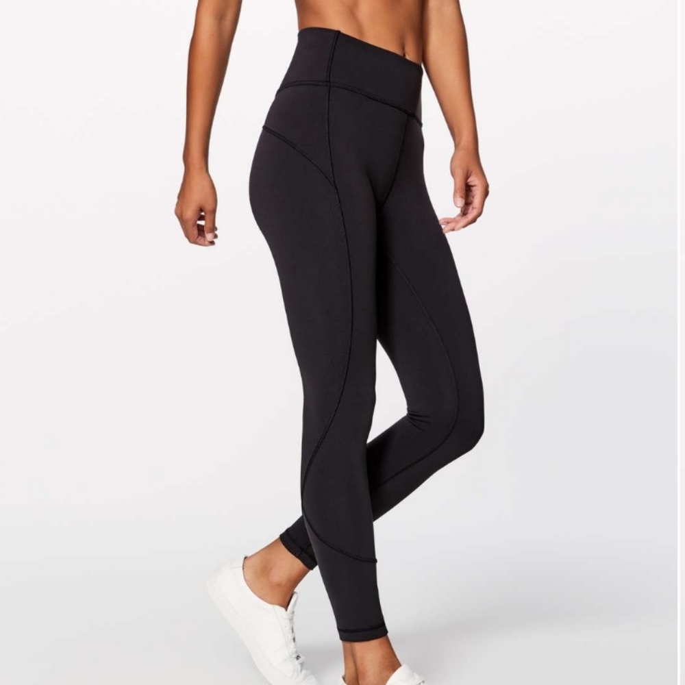 Lululemon In Movement 7/8 Tight *Everlux 25" Black